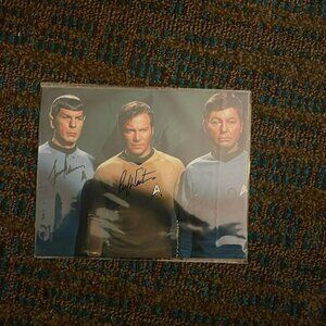 Star Trek autographed photo